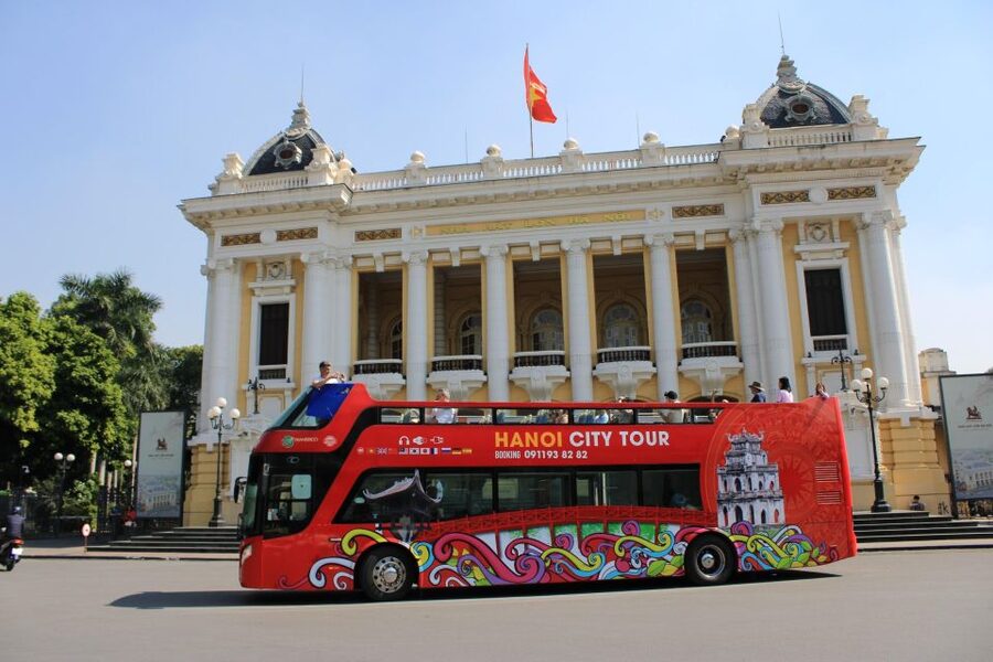 Hanoi: 24 Hour Hop on Hop off Bus Tour - Where the tour starts, where you end, and how to spot the right bus
