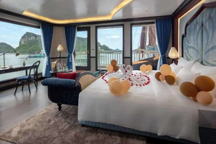 Hanoi: 3-Day Ninh Binh, Ha Long, & Lan Ha Bay Luxury Cruise - A luxury cruise route that starts on land, in Hoa Lu