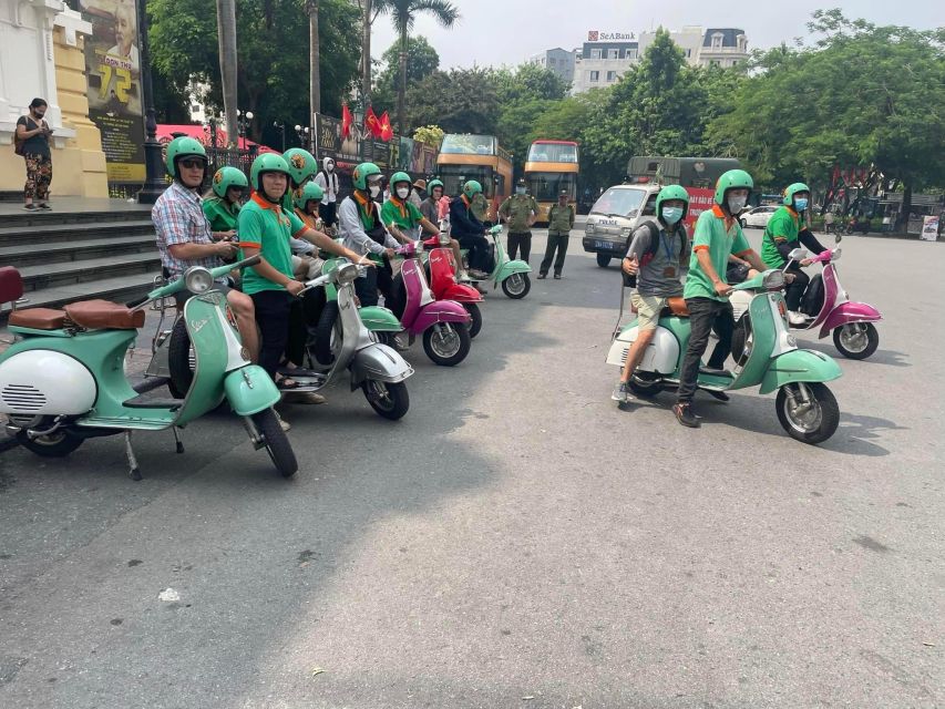 Hanoi 4.5-Hour Vespa Tour city tour - Egg coffee, then Long Bien Bridge by the Red River