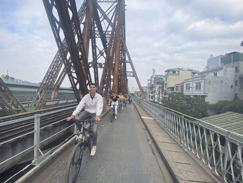 Hanoi: Bike Tour Through Hidden Gems and Banana Island - Train Street: The Most Unique Street Stop You’ll Find Anywhere