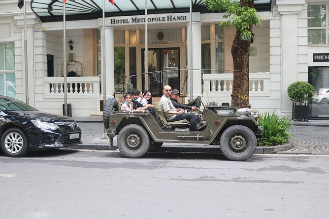 Hanoi City Tour Highlight, Train Street Combine visit Countryside - Jeep City Tour in Hanoi, ending with Vietnamese lunch