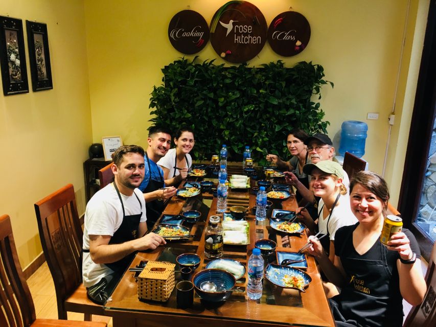 Hanoi: Cooking Class in a Local Villa with Market Tour - From market bags to a local villa kitchen