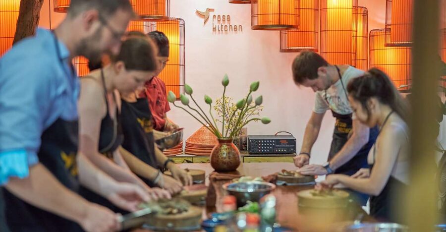 Hanoi: Cooking Class in a Local Villa with Market Tour - Dong Bac market tour: what you’re actually learning to buy