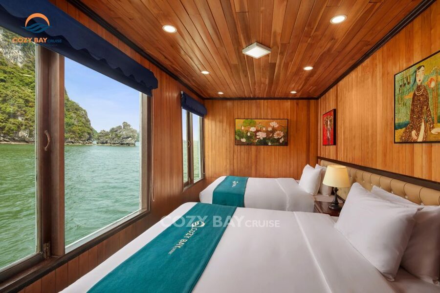 Hanoi: Cozy Halong Bay Overnight Cruise with Meals - Cabin comfort on an older boat: windows help, but manage expectations