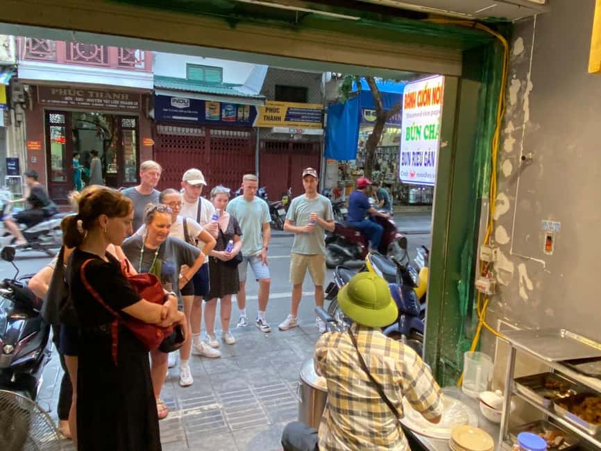 Hanoi Food Tour Visit Train Street Option Walk Motorbike Car - Included value: what $32 really covers