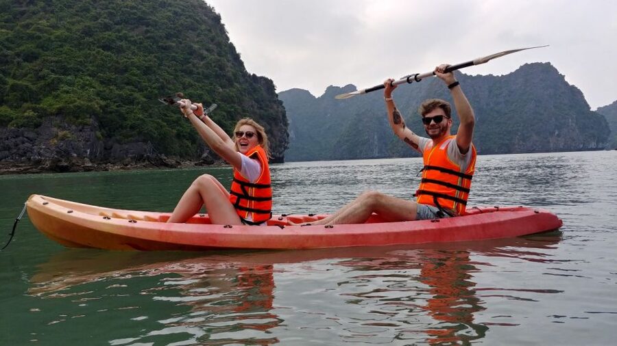Hanoi: Full-Day Halong Bay 5-star Cruise with Kayak & Buffet - Speed transfers and the moments between activities