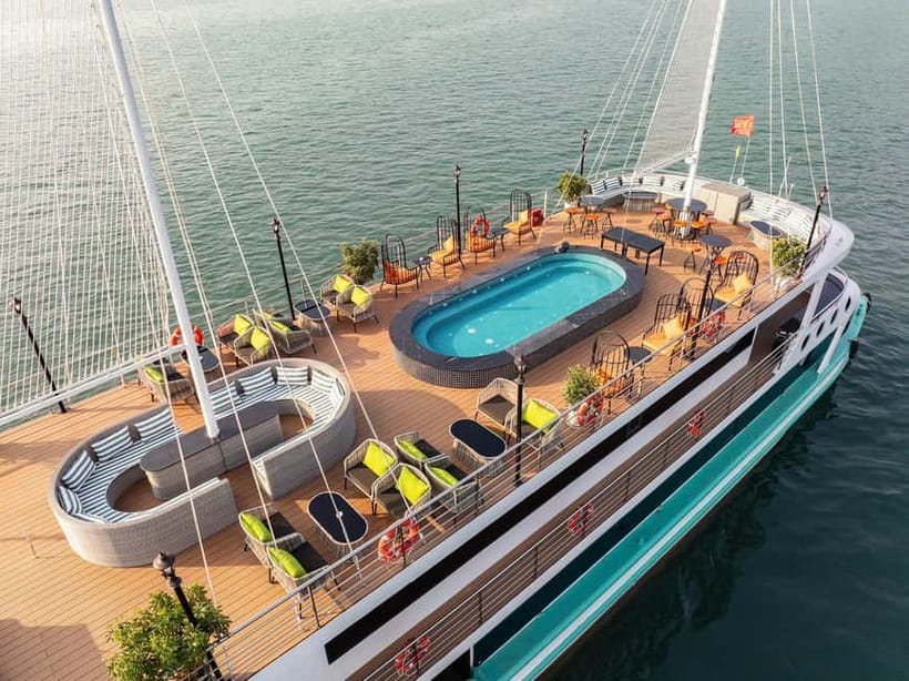 Hanoi: Ha Long Bay Full Day Trip - Amethyst Luxury Cruise - The Boat: Jacuzzi, Sundeck, and Bathrooms That Actually Work
