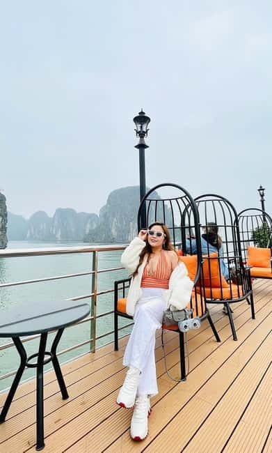 Hanoi: Ha Long Bay Full Day Trip - Amethyst Luxury Cruise - Sunset Party on Board: Tea, Cakes, and Golden-Light Views
