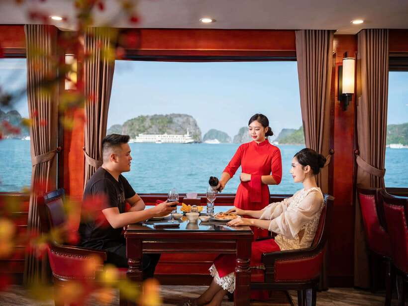 Hanoi: Halong Bay Full-Day Tour with 5-star Diamond Cruise - Luon Cave by Kayak or Bamboo Boat: The Lagoon Segment