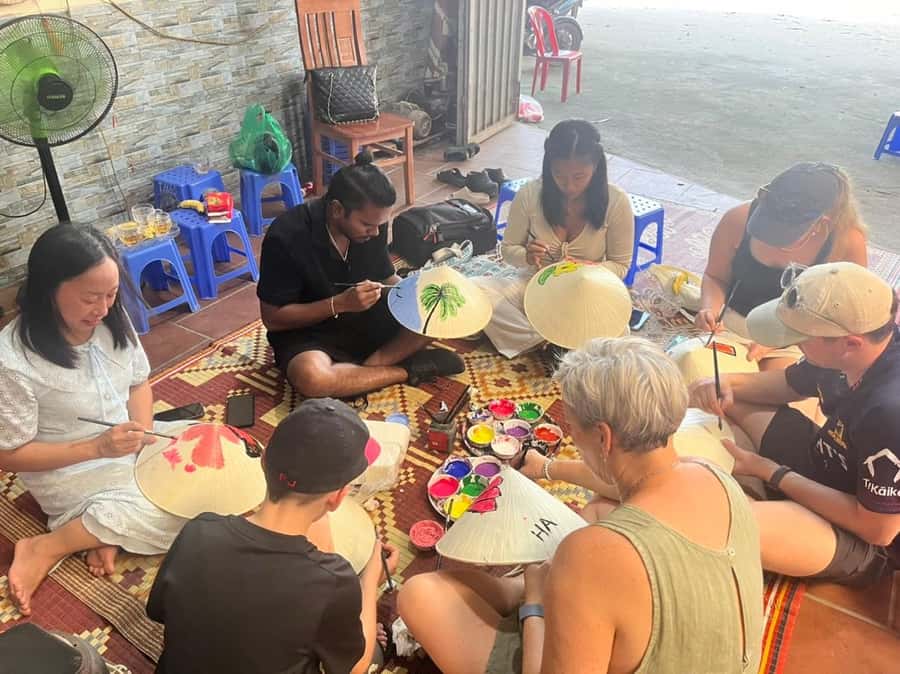 Hanoi: Incense Village, Conical Hat, & Dough Figurines Tour - The To He figurine stop: sticky rice, food coloring, and simple tools