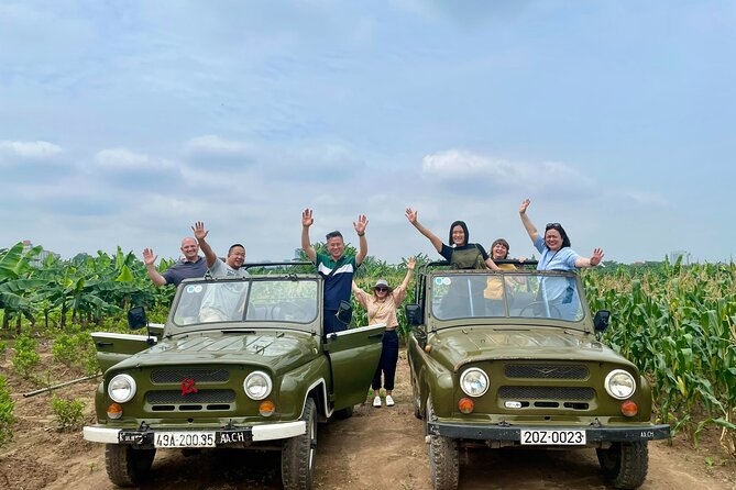 Hanoi Jeep City Highlight, Backstreet, Train Street, Countryside - Van Nien Pagoda and B52 Lake: Calm Stops Between Motion