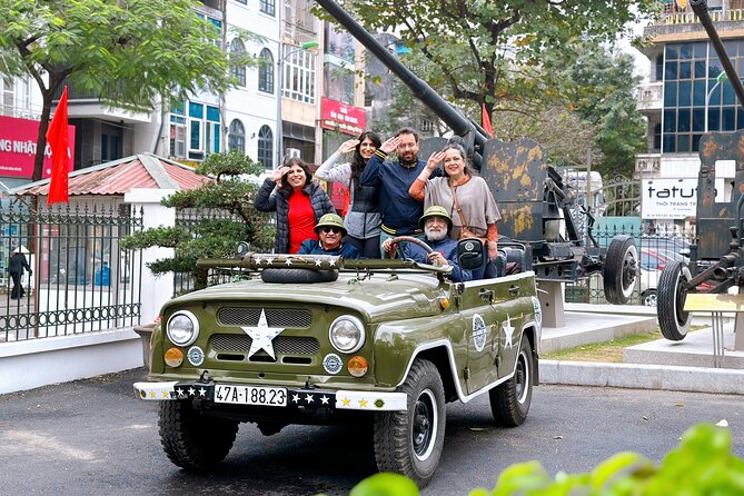 Hanoi Jeep Tour: Red River Countryside+ Backstreet+ Train-street - Stop 5: Train Street, coffee by the tracks, and that passing-train moment