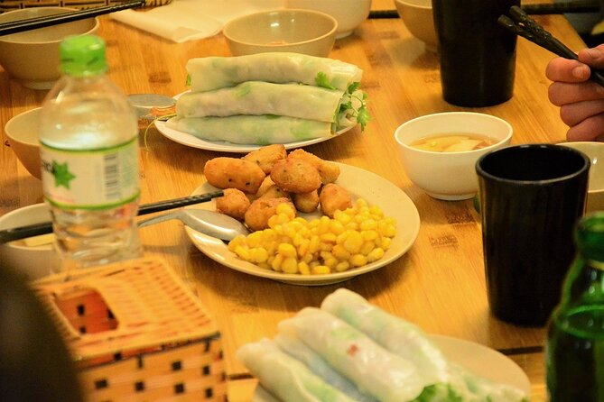 Hanoi Motorbike Tours Led By Women: Hanoi By Night Foodie Motorbike Tours - Duờng Tau cafe stop: egg coffee and that secret dessert