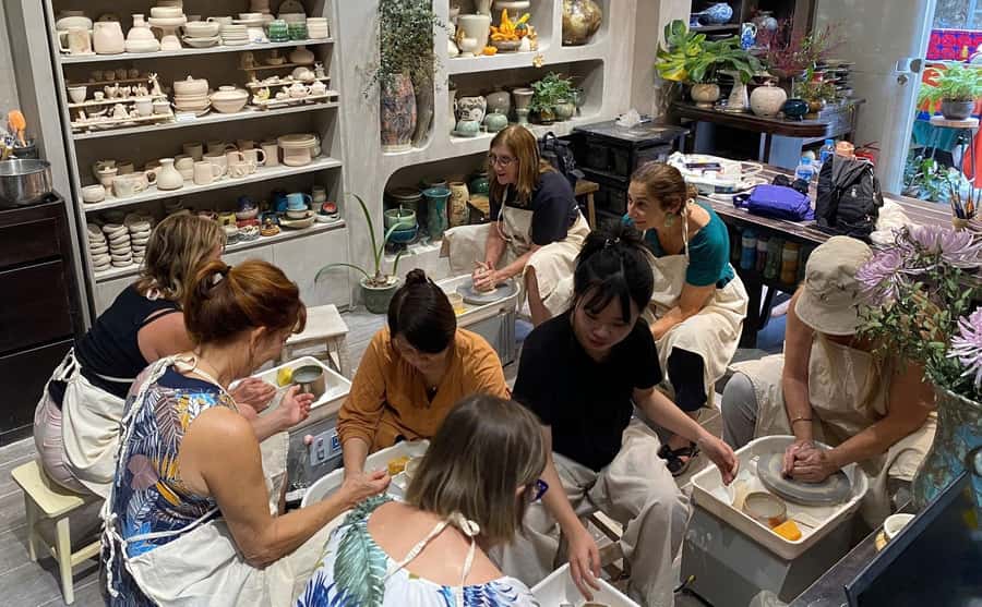 Hanoi: Pottery Making Class for Beginners - Throwing Wheels, Tools, and the Small-Group Advantage