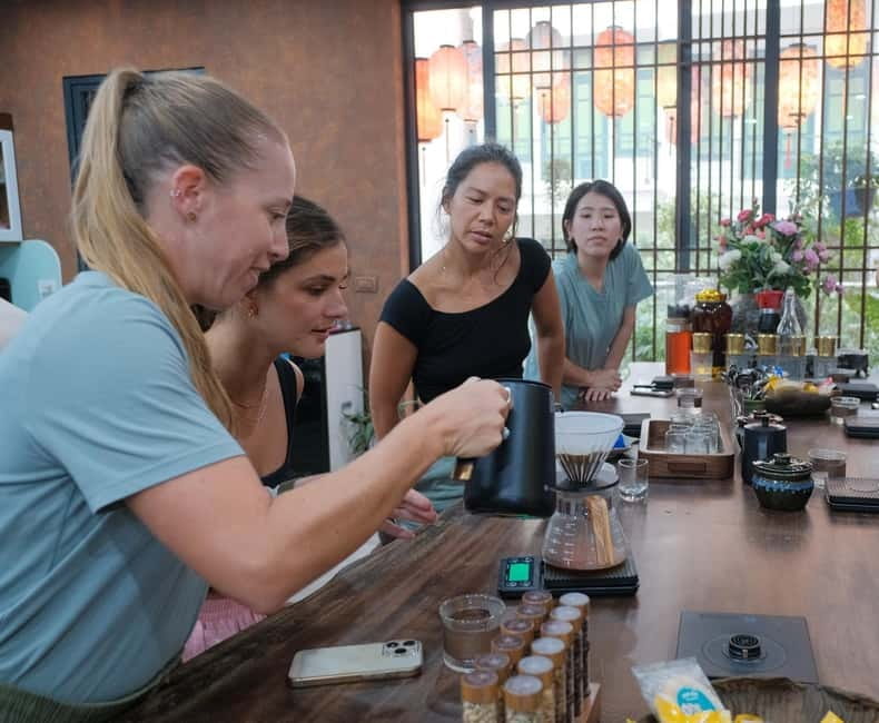 Hanoi Ultimate Coffee Workshop: Make, Learn & Taste - Hosts and Energy: Luka, Lin, Giang, and Jonathan Matter