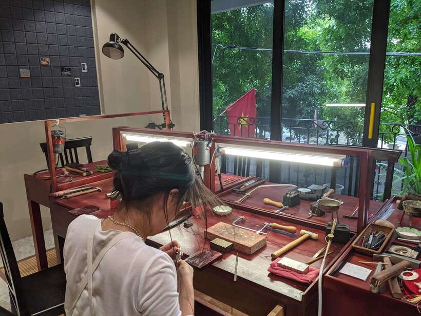 Hanoi: Unique Silver Ring/Pendant Making Workshop - A Hanoi Workshop Where Your Ring Starts From Scratch