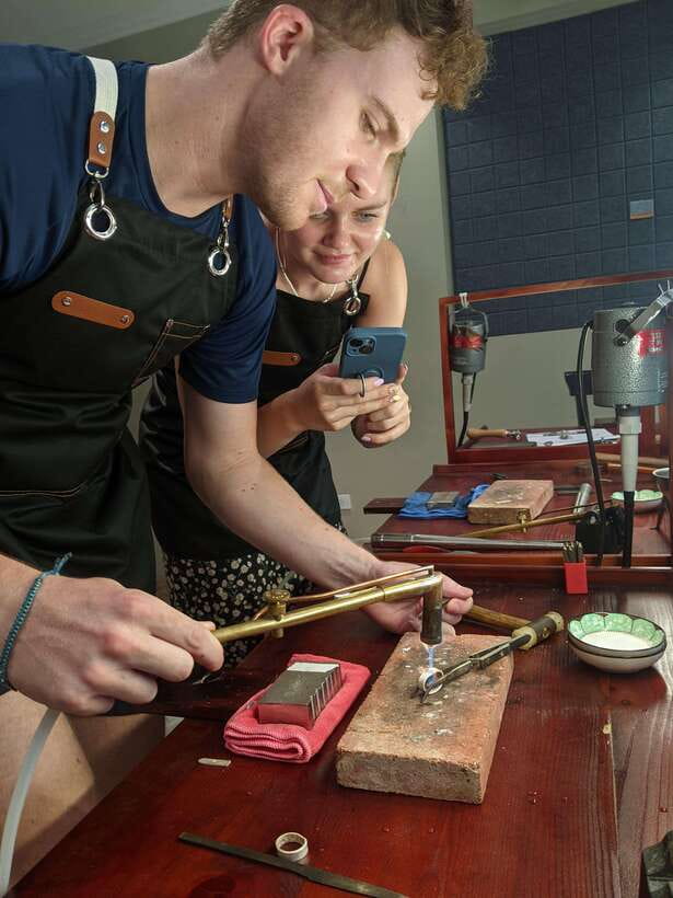Hanoi: Unique Silver Ring/Pendant Making Workshop - The Lesson Before the Metal: Vietnamese Jewelry Background and Tools
