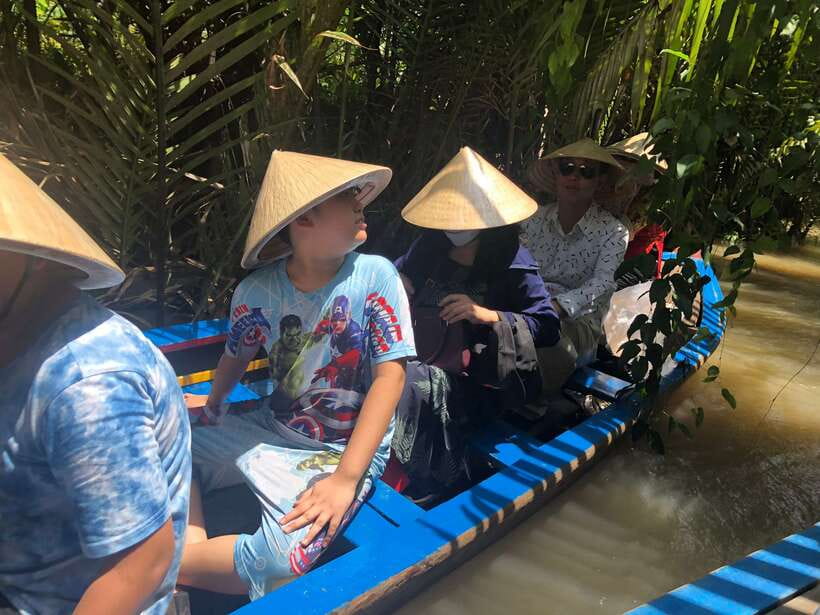 HCM: Mekong Delta Islands Boat & Tuk-Tuk Tour with Tastings - Bee farm honey tea and coconut candy that actually has a story
