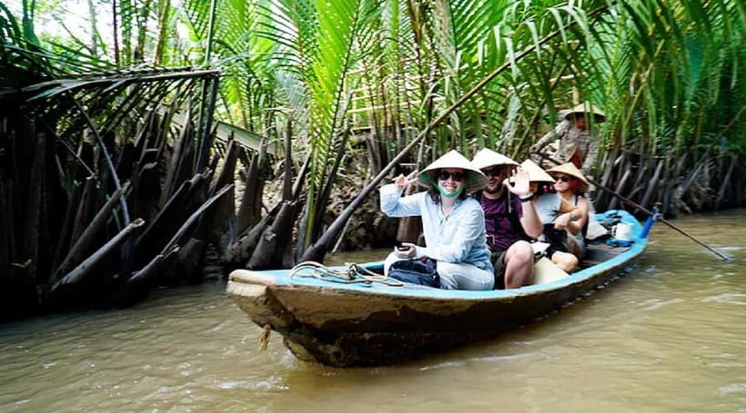 Ho Chi Minh City: Mekong Delta Tour with Sampan Journey - Coconut-shaded sampan ride through serene canals