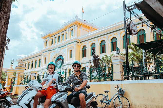 Ho Chi Minh City Motorbike Tour with Student | Saigon Adventure - Cathedral, Central Post Office, Opera, and City Hall in one smooth loop
