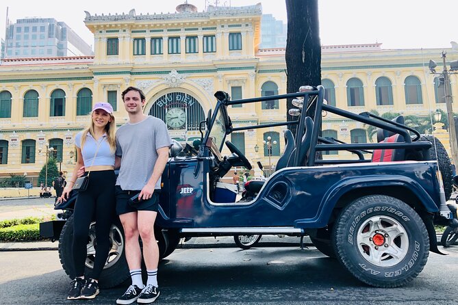 Ho Chi Minh City Private Half-Day Tour by U.S Army Jeep - Saigon Square and the Bitexco skyline moment