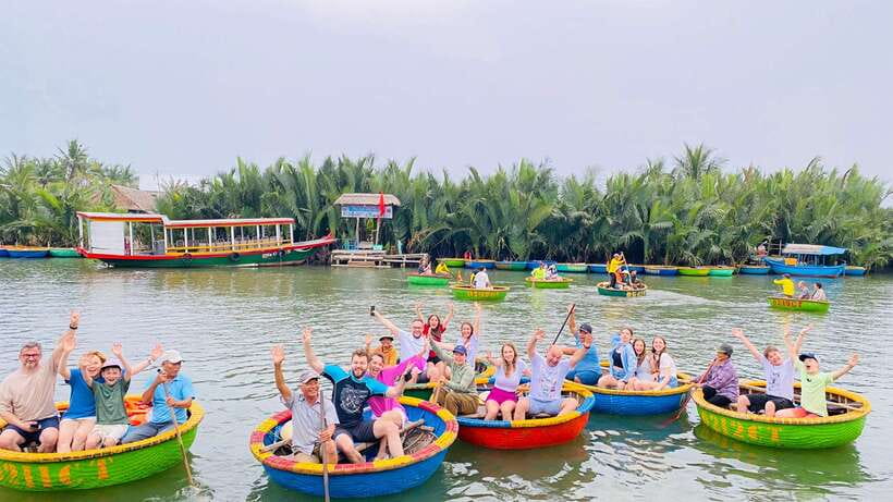 Hoi An Ancient Town & Coconut Village Basket Boat Tour - Da Nang pickup and how the timing works