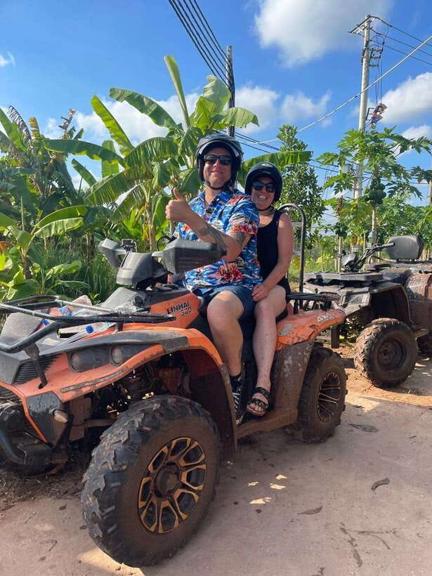 Hoi An: ATV Quad Bike Adventure and BBQ Feast - Getting ready on the ATVs: safety first, then adrenaline