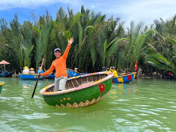 Hoi An Basket Boat - Gliding Through Bay Mau Coconut Forest and Waterways