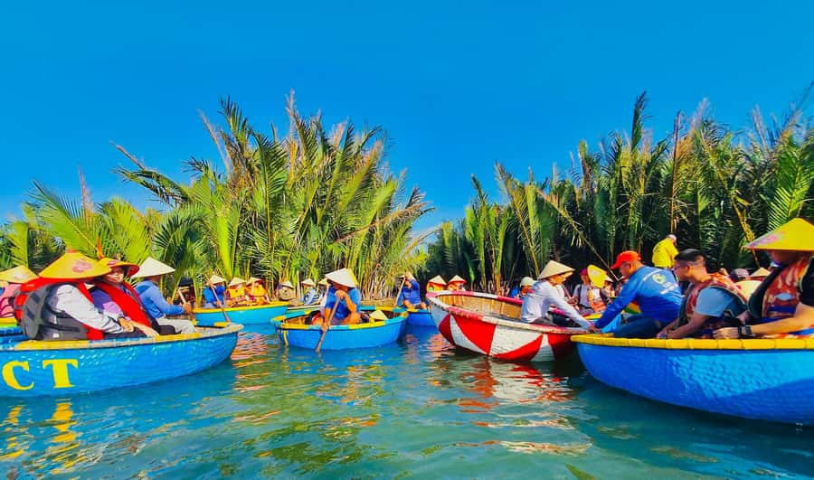 Hoi An : Cooking Class with Phở and Bamboo Basket Boat Tour - Cam Thanh Coconut Village and the Bay Mau bamboo basket boat