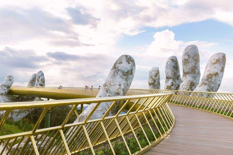 Hoi An/Danang: Bana Hills and Golden Bridge Small Group Tour - French Village in the afternoon: mix of architecture, performances, and small distractions