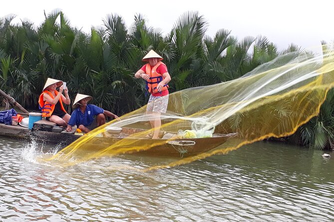 Hoi An Eco Tour Cooking Class & Fishing (Local market,basket boat,learn cooking) - Bay Mau Coconut Forest by Basket Boat, Nipa Palm Included