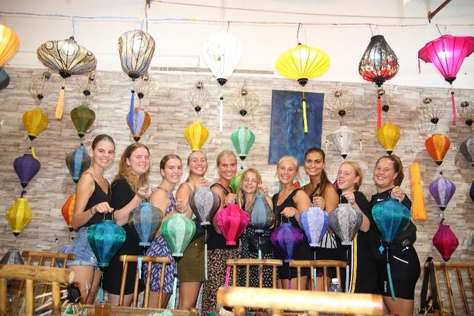 Hoi An Full Lantern Making Class- A special Foldable lantern - The bamboo frame build is the real skill part
