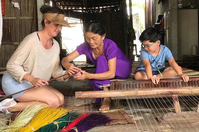 HOI AN Hidden Gems in Rural Villages & River Islands PRIVATE TOUR - Cam Thanh Water Coconut Forest: Round Basket Boat Time With a Fisherman
