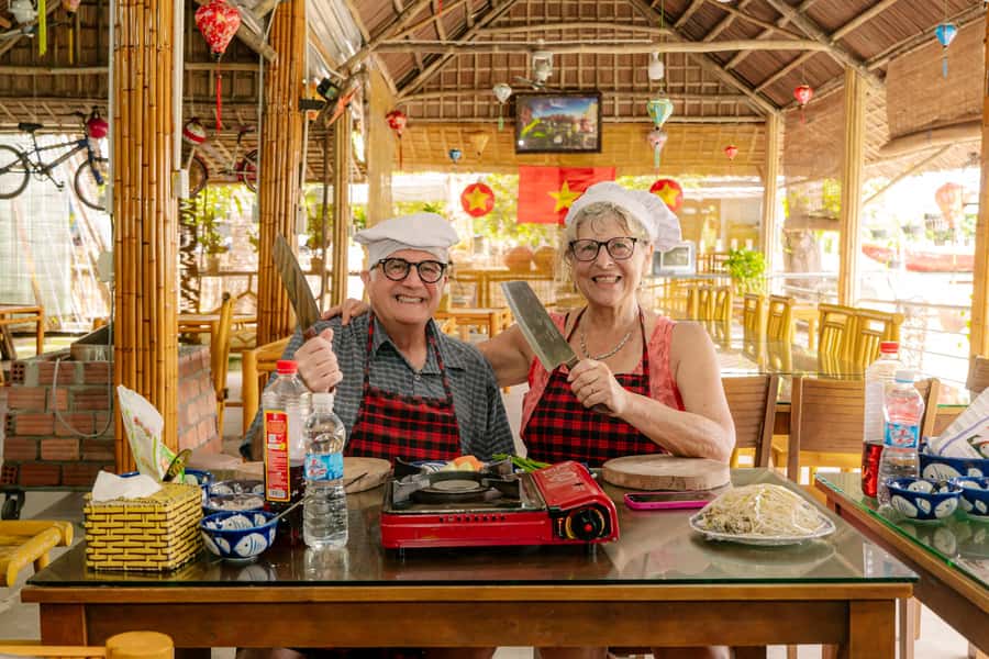Hoi An: Lantern Making, Basket Boat, and Cooking Class - Cooking Class at Your Station, Not a Demo You Sit Through