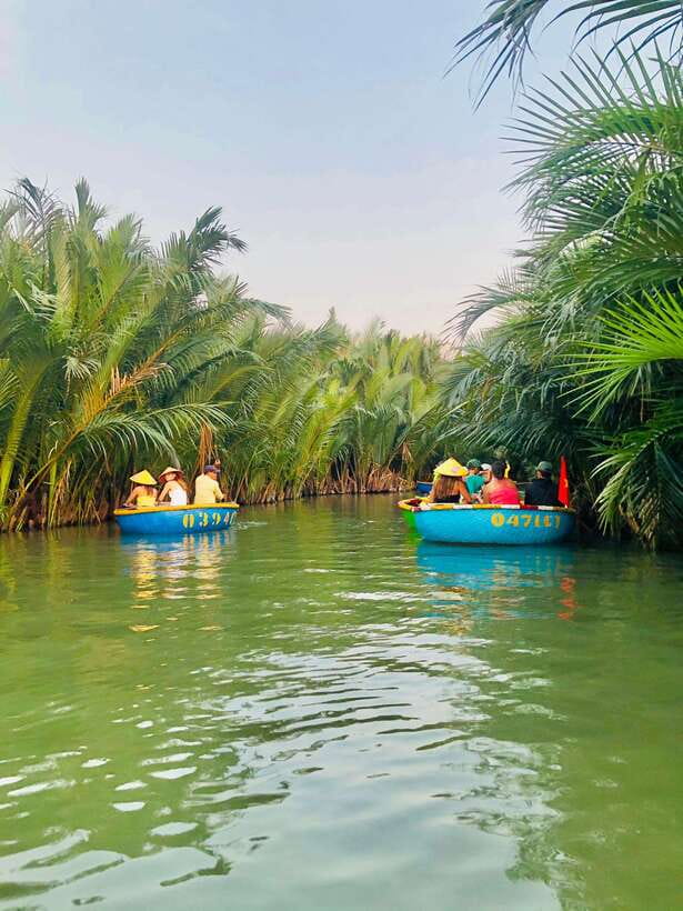 Hoi An :Lantern Making - Cooking Class -Coconut Basket Boat - Getting to Cam Thanh: Pickup and the Market Stop That Sets Up Your Cooking