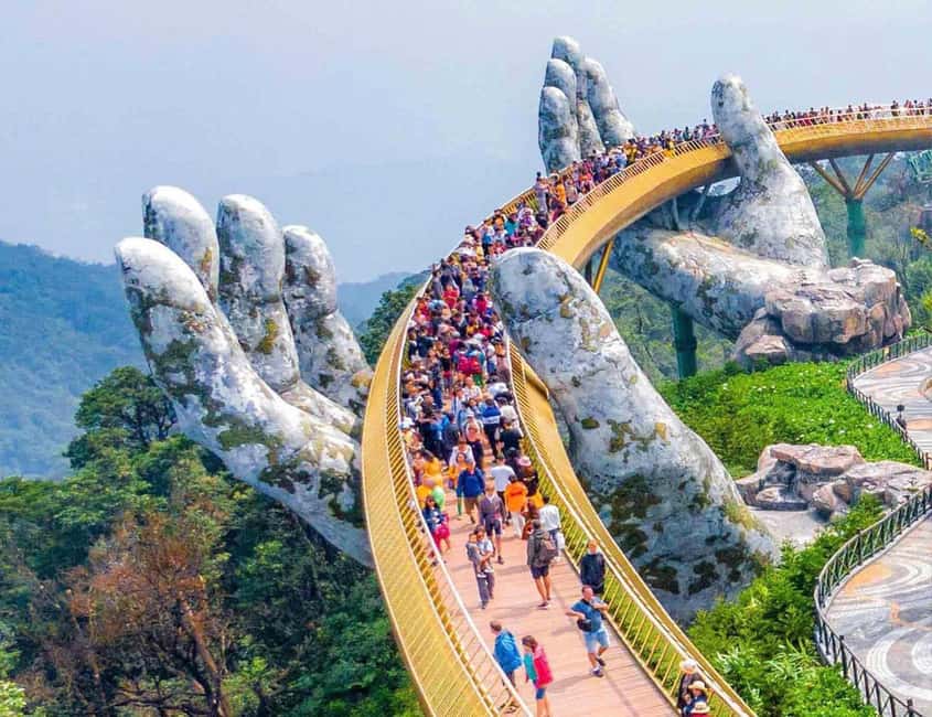 Hoi An: Marble Mountain & BaNa Hills - Golden Bridge Tour - Marble Mountain climbing: caves, pagodas, and the steps you’ll feel