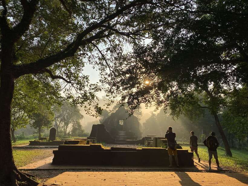 Hoi An: My Son Early Morning with Banh My and Coffee 6 am - My Son Sanctuary: How the Temples Work When You See Them Early
