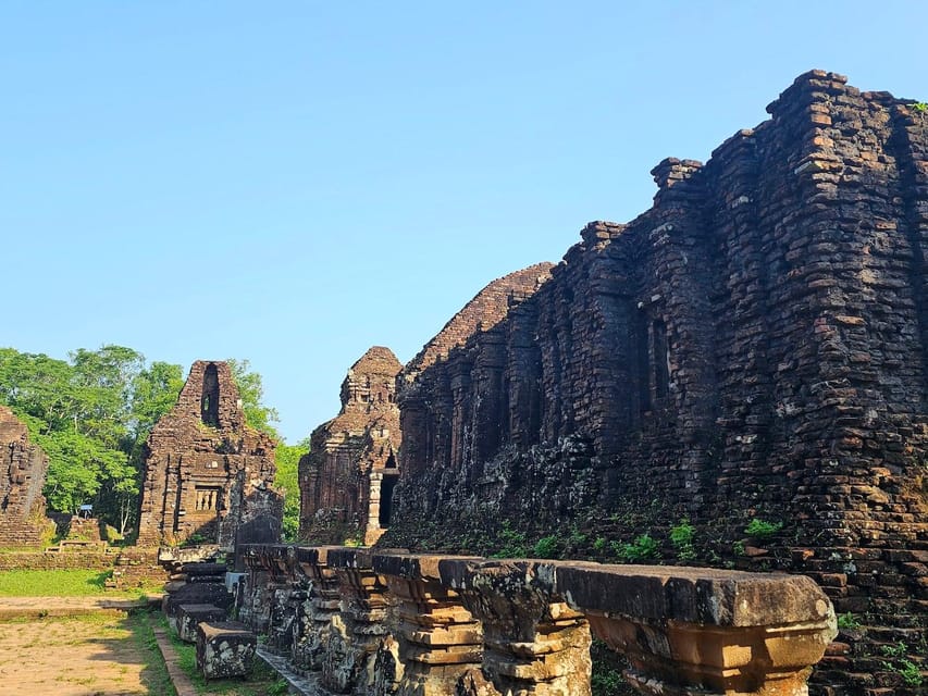 Hoi An: My Son Sanctuary Guided Tour with Boat Ride & Lunch - Pickup, van ride, and the 5.5-hour schedule you can plan around
