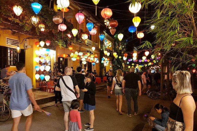 Hoi An Night Market with Hoi an walking Tour , Colourful Lanterns, Boat Ride - Hoai River sampan with lanterns (about 30 minutes): the calm break