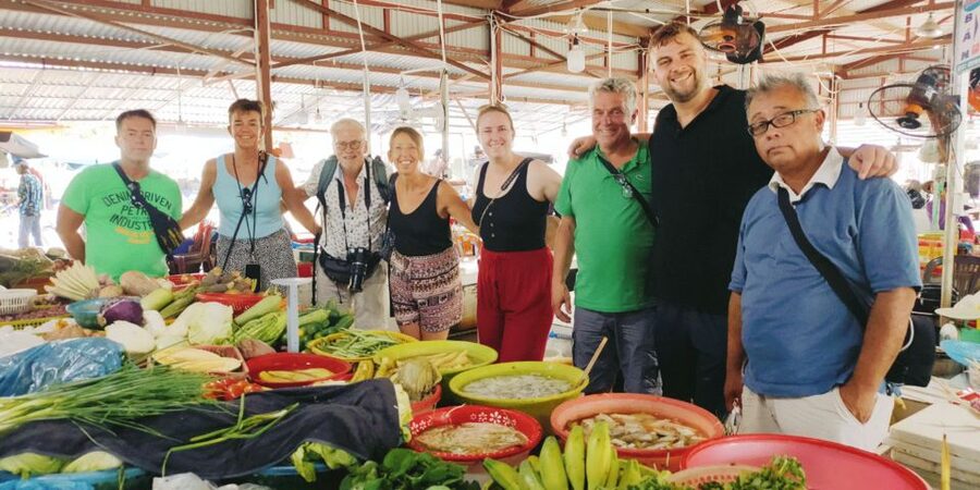 Hoi An Vegan Cooking School with Local Chef and Basket Boat - Cam Thanh basket boat and purple crab lessons in the coconut forest