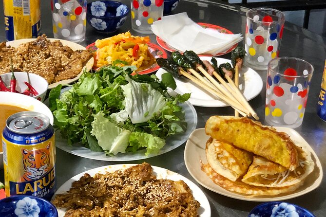 Hoi An Vespa Food Tour: Authentic & Exotic Food Culture - Tan An Grilled Rice Paper and Papaya Salad