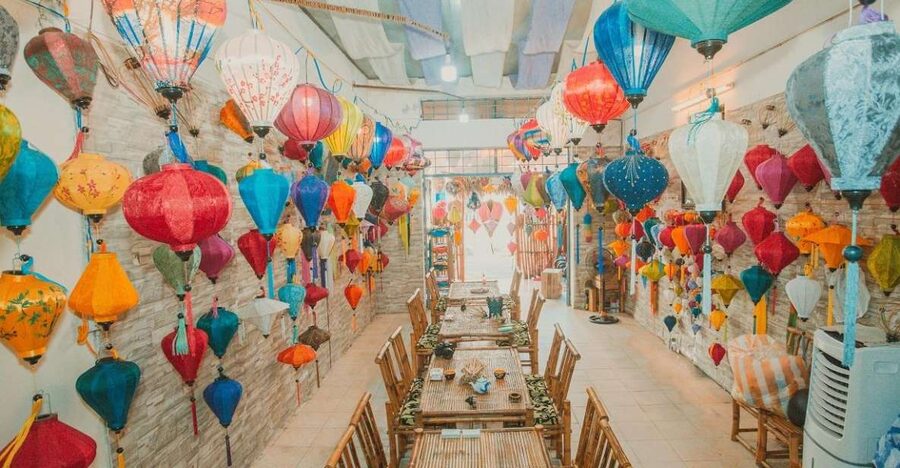 Hoi An: Vietnamese Foldable Lantern Making Class - The start: herbal tea, music, and why lanterns matter in Hoi An