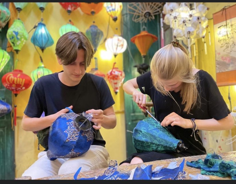 Hoi An: Vietnamese Foldable Lantern Making Class - The hands-on build: bamboo, wire, and fabric work