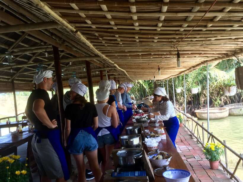 Hoian/Danang: Eco Cooking Class, Cruise Trip, Basket Boat - Eating What You Cook, Plus Sun Tips and the Timing That Works