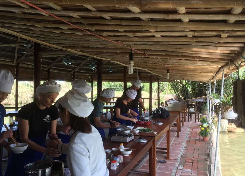 Hoian/Danang: Eco Cooking Class, Cruise Trip, Basket Boat - Cruise Transfer to Cam Thanh and the Coconut Jungle Setting
