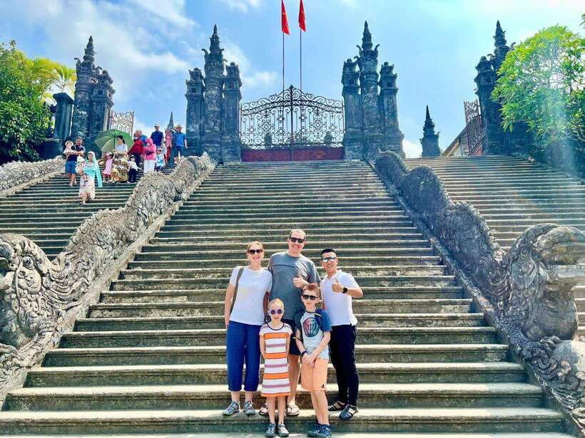 Hue Customized Sightseeing – Private Day Tour & Chauffeur - Khai Dinh Mausoleum and Minh Mang Tomb: two styles of royal ambition