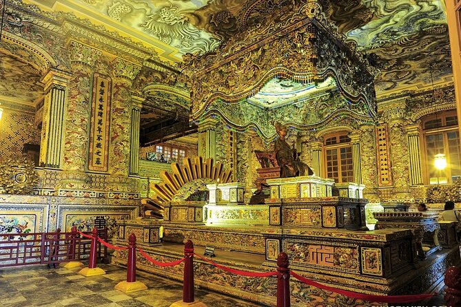 Hue Day Tour, Imperial Citadel, Khai Dinh Tomb & Thien Mu Pagoda - Tomb of Khai Dinh: where architectural styles collide