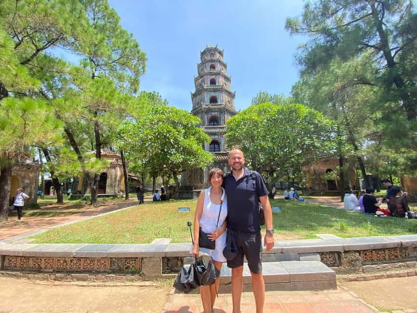 Hue: Dragon Boat, Perfume River, Pagoda & Royal Tomb Tour - A half-day Hue remix, dragon boat plus royal tomb power