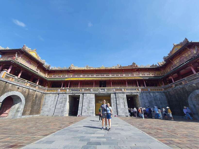 Hue: Hue Walking Tour to Imperial Citadel with Tour Guide - The court complex: Nine urns, The Mieu Temple, and worship by design