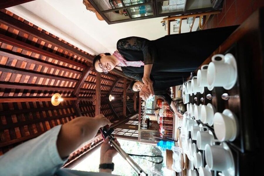 Hue: Night Street Food Tour by Cyclo with a Local Guide - The first round: banh beo, nem lui, and Hue’s signature small plates